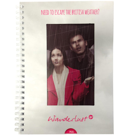 Slide to Reveal A5 Wiro Bound Notebooks