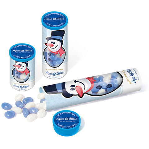 Snowman Gourmet Jelly Bean Tubes