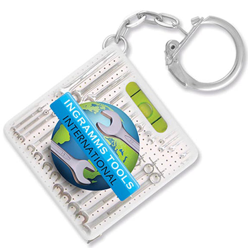 Key Ring Level Spirit Level Tape Measure Keyrings | Promotional Key Rings – Adband