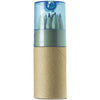 12 Coloured Pencils And Sharpener Tube  - Image 2
