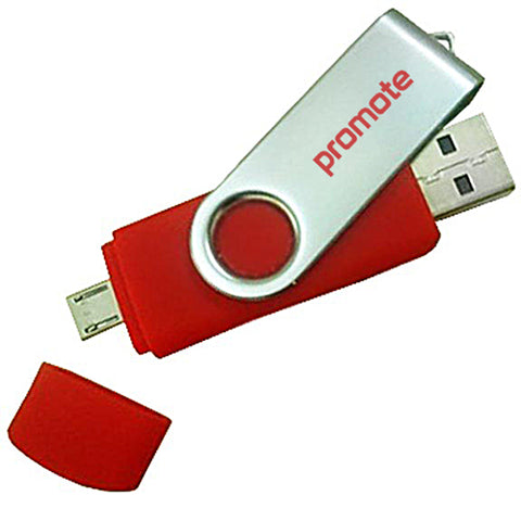 Twist Flashdrives with Micro USB
