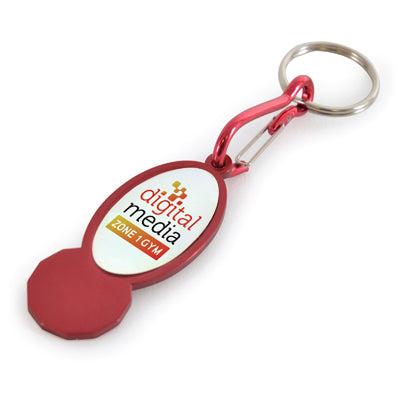NEW! Shopper Trolley Coin Keyrings 12 Sided