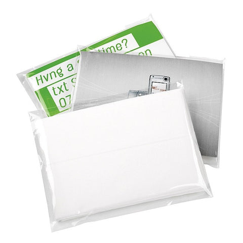 5 X 3-Ply White Tissues In Clear Poly Wrap Pack - Adband