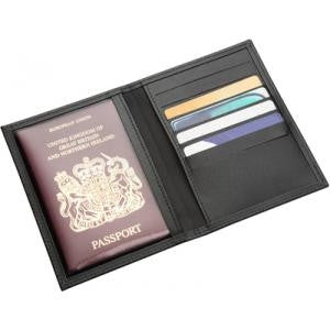 bonded leather passport wallet | Adband