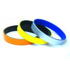 debossed dual layer silicone wristbands | Adband