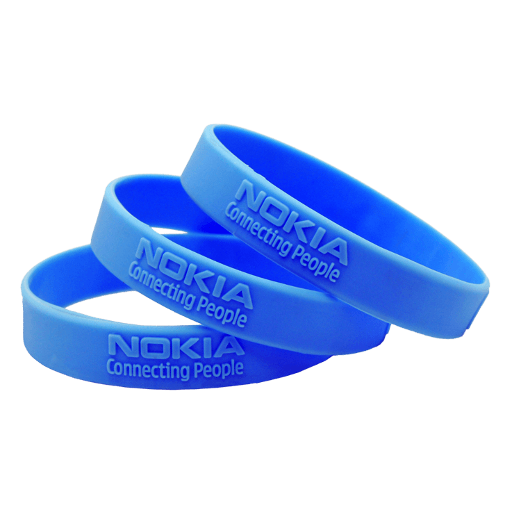 Embossed wristbands discount