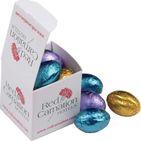 Foiled Chocolate Egg Cubes