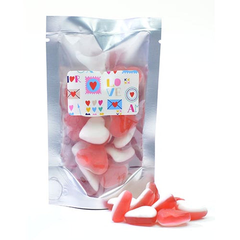 Jelly Love Heart Pouches