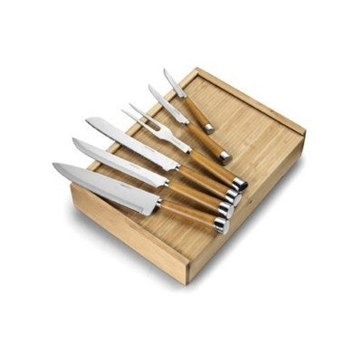 kitchen utensil set and chopping board in wood | Adband