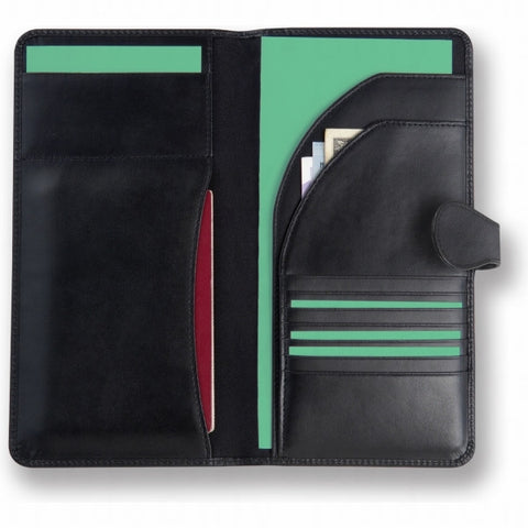 malvern leather travel wallet | Adband