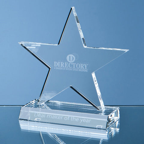 11cm Optical Crystal Star Award