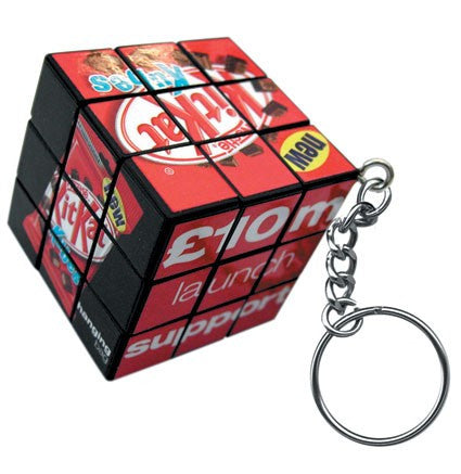 3x3 Puzzle Cube Keyrings - Adband