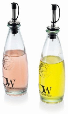 recycled glass oil and vinegar set | Adband