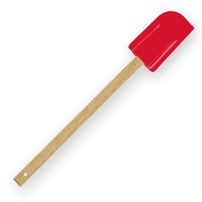 Wooden handle silicone discount spatula