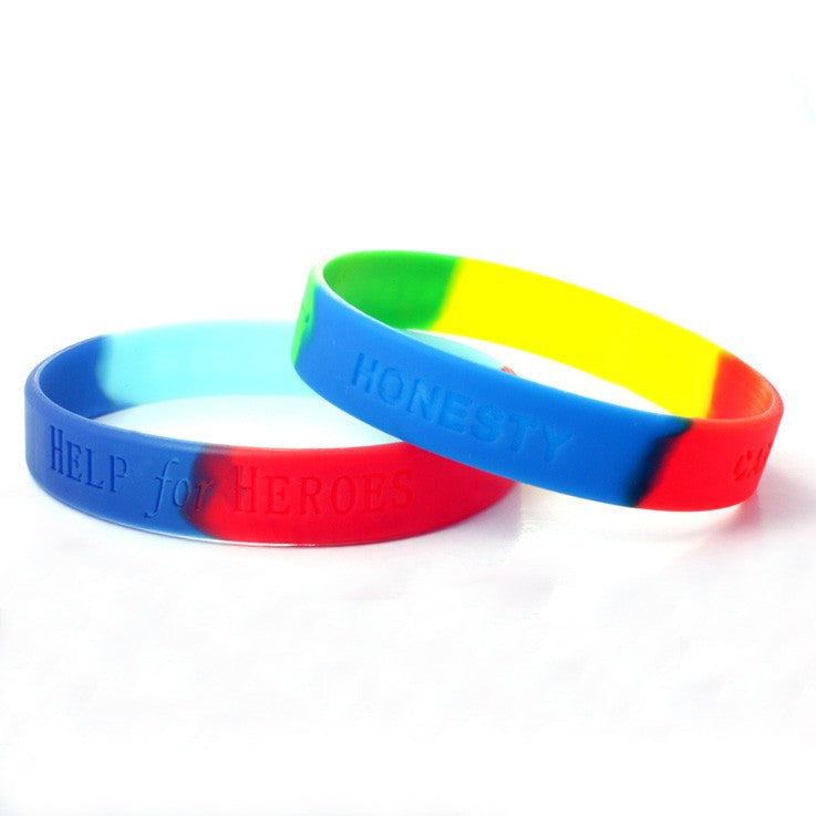 Debossed Silicone Wristbands Adband