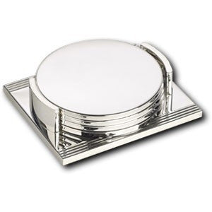 Silver Plated Linear Coaster Sets Adband