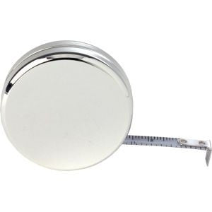 silver plated round tape measures | Adband