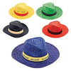 Splash Colour Straw Sun Hats