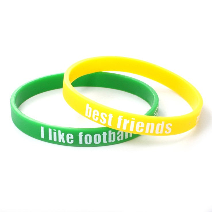 Customised Thin Silicone Wristbands Custom Wristbands Adband